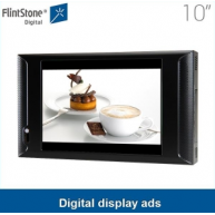 China Exibição do monitor de sinalização digital de 10 polegadas tela LCD invólucro de plástico coberta para promoção comercial fábrica