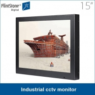 La fábrica de China 15 pulgadas de monitor de circuito cerrado de televisión industrial, visualización de la pantalla LCD