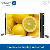 China 32 inch lcd panel hdmi, led panel rgb display,  android system open frame monitor factory