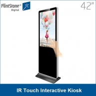 China 42” floor standing Android network infrared IR 10 point touch screen display kiosk factory