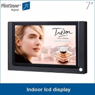 China 7 inch AD705 indoor lcd display,shlef mounted small video players,in store video advertising factory