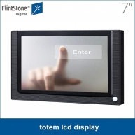 China 7 inch LCD touch screen kiosk totem LCD-display, Industriële kwaliteit ontwerp touch screen display fabriek