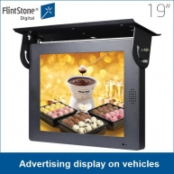 China Flintstone LCD advertising display attached to vehicles for promotion factory