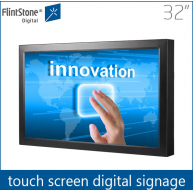 China Touch screen signage, digital advertising screen, touch screen lcd factory