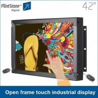 China frameless monitor,panel mount monitor,large touch screen factory